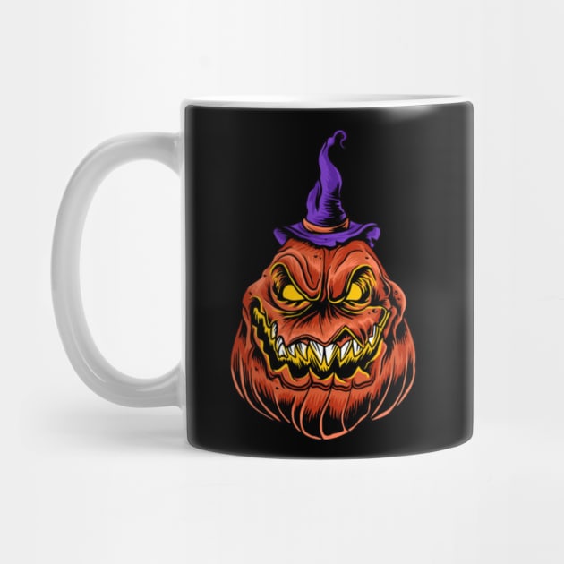 Pumpkin witch by Rakos_merch